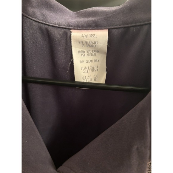 Vintage 90s Woman's Vest Size 16W button Up Made In USA - Picture 4 of 5